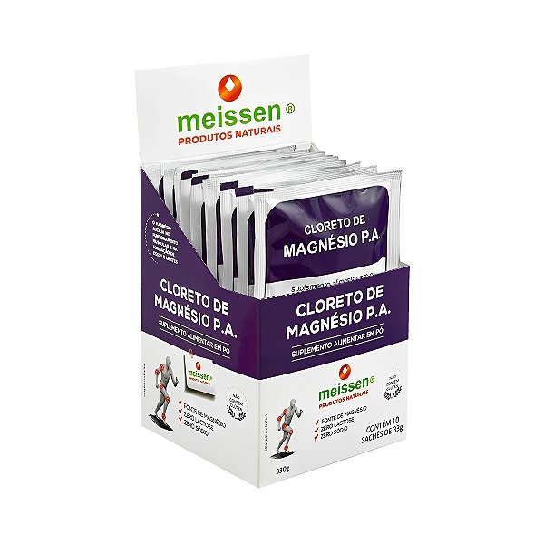 Cloreto de Magnésio P.A. - 10 Sachês - Meissen