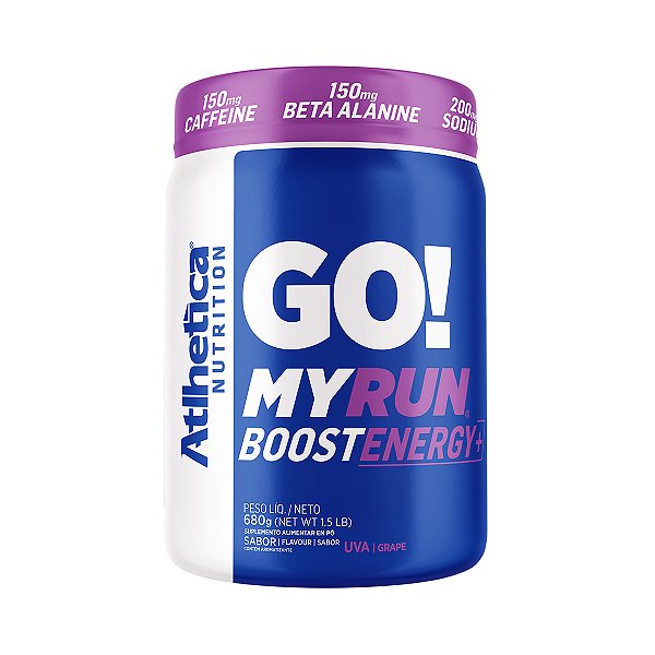 GO! My Run Boost Energy Uva - 680g - Atlhetica