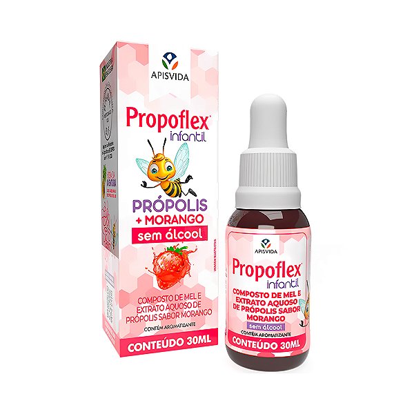 Propoflex Ext. Aquoso Kids Morango - 30mL