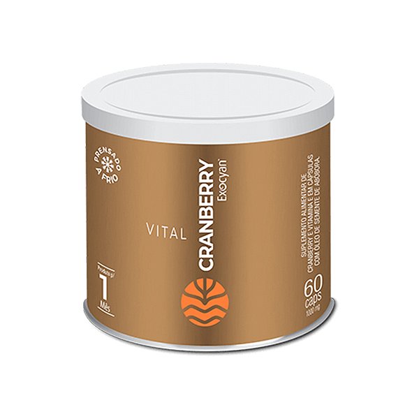 Vital Cranberry - 60 Cápsulas - Vital Âtman