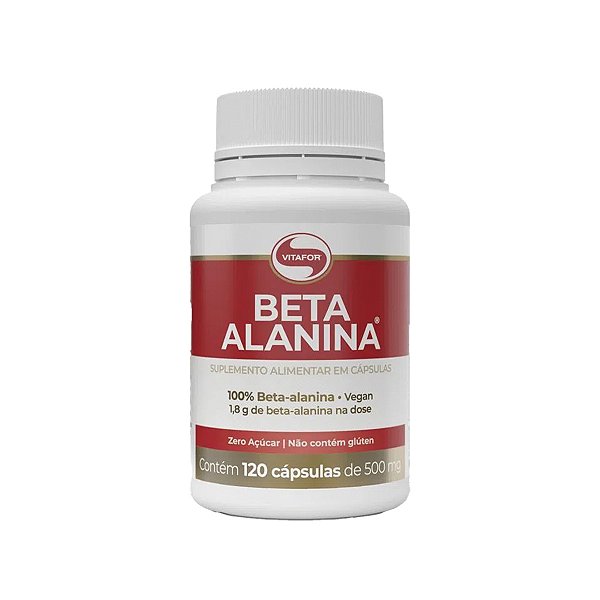 Beta Alanina - 120 Cápsulas - Vitafor