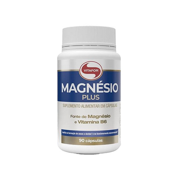 Magnésio Plus – 90 Cápsulas - Vitafor