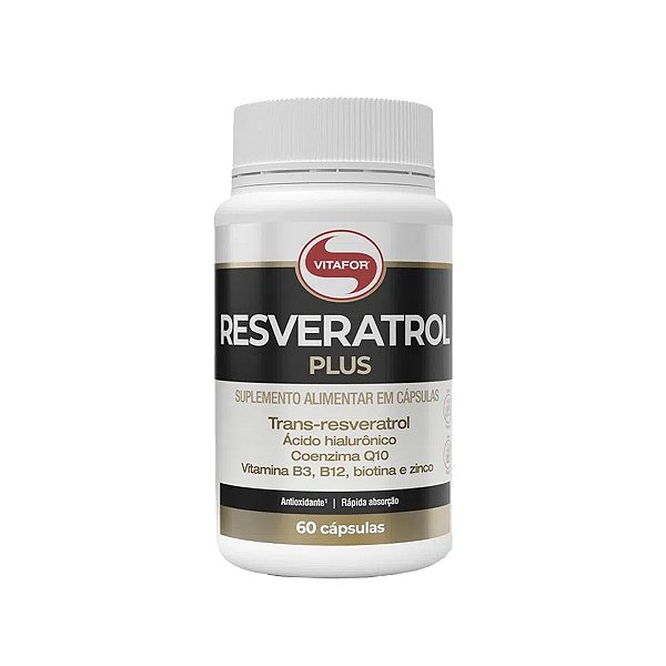 Resveratrol Plus - 60 Cáspulas – Vitafor