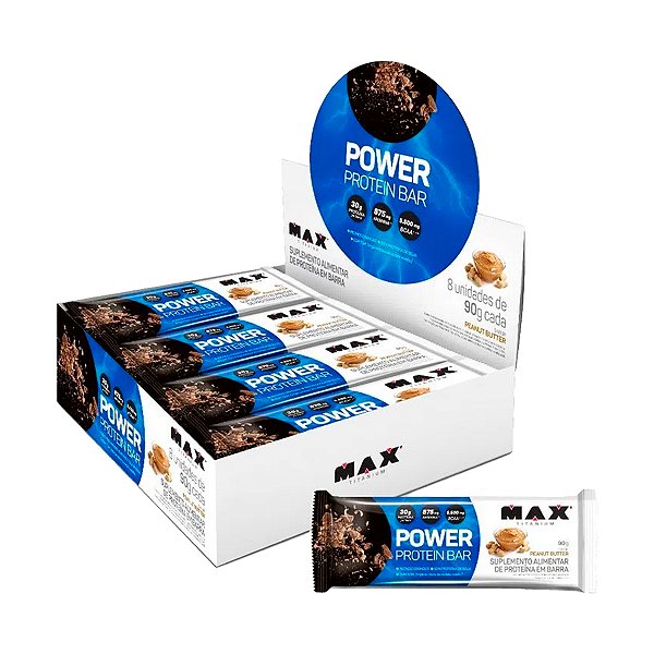 Power Protein Bar Peanut Butter – 8 Unidades