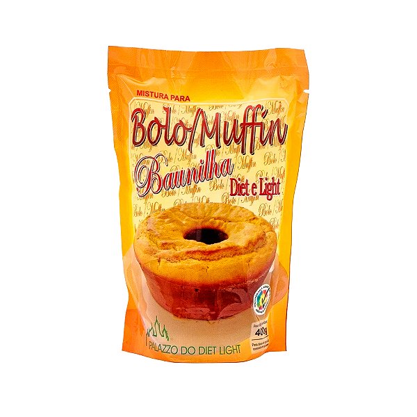 Bolo Muffin Diet E Light Baunilha – 400g – Palazzo Do Diet Light