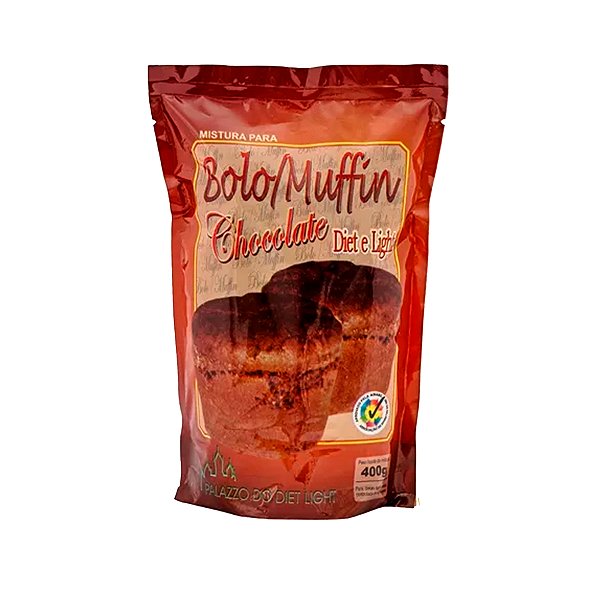 Bolo Muffin Diet E Light Chocolate – 400g – Palazzo Do Diet Light