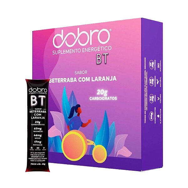 BT Gel Beterraba Com Laranja C/10 Sachês DOBRO