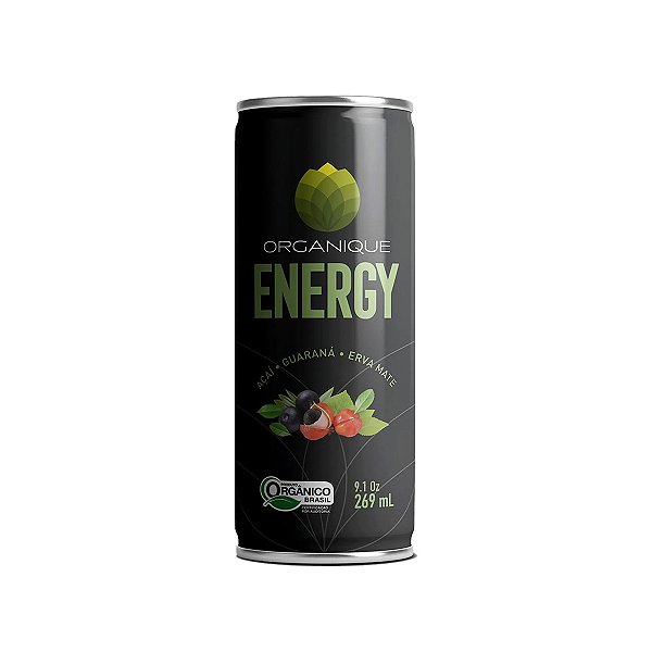 Energy Organique Açaí, Guaraná e Erva Matte - 269ml - Organique