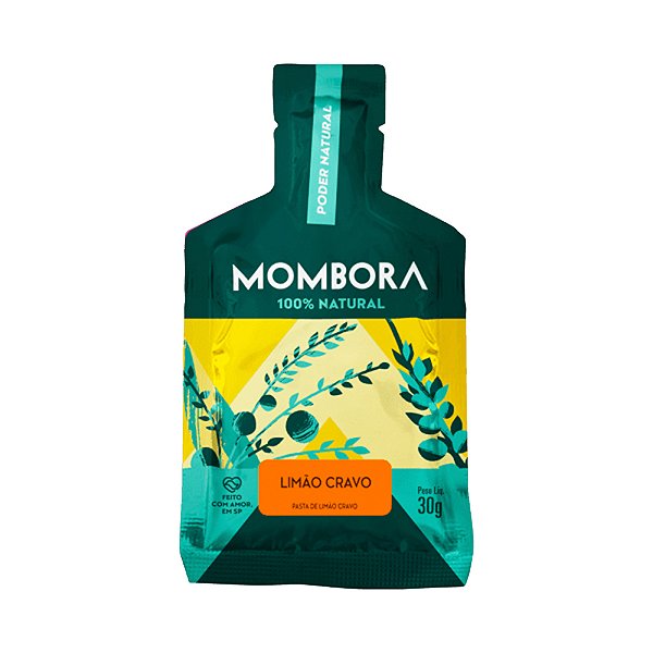 Gel De Carboidrato Limão Cravo – 10 Sachês – Mombora