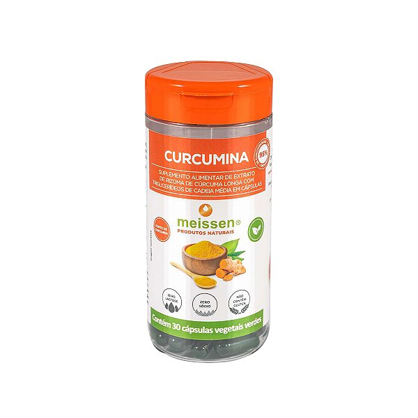 Curcumina - 30 Cápsulas - Meissen