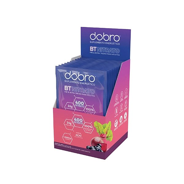 BT 400 Nitrato Açaí - 10 Sachês - Dobro