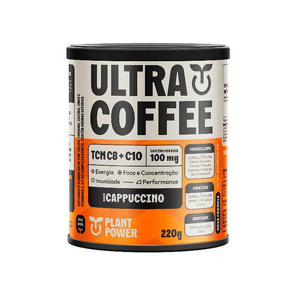 Ultra Coffee Cappuccino - 220g - Plant Power