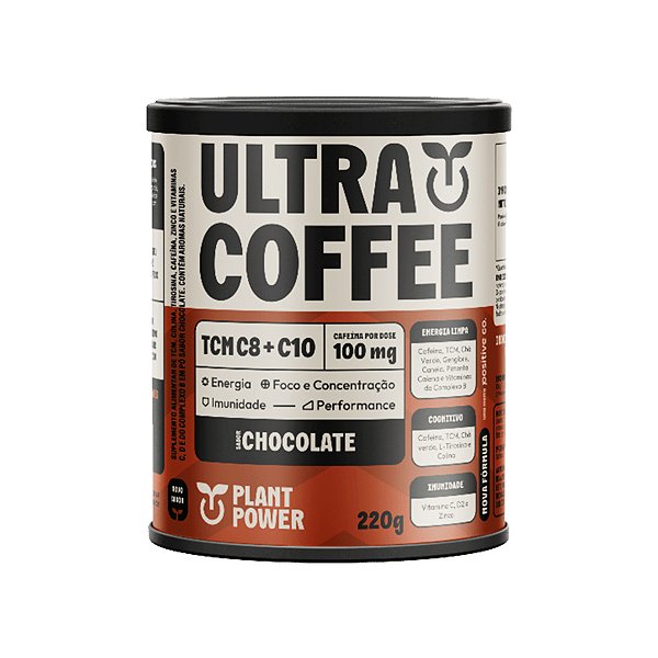 Ultra Coffee Chocolate - 220g - Plant Power