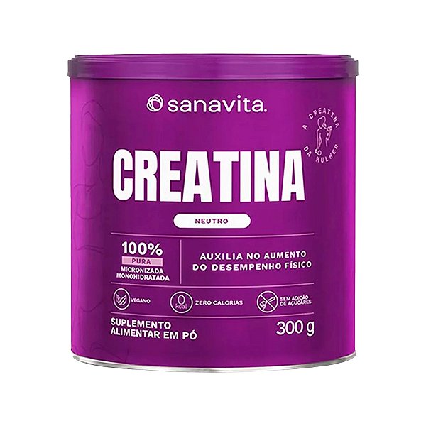 Creatina 100% Pura - 300g - Savavita