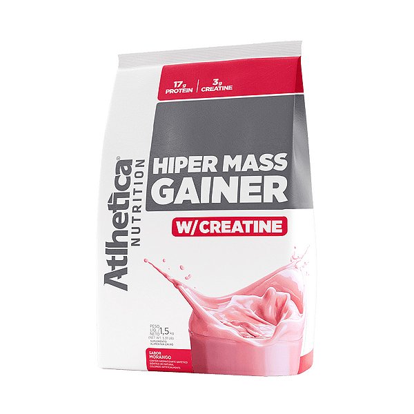 Hiper Gainer 3kg Morango – 3kg – Atlhetica