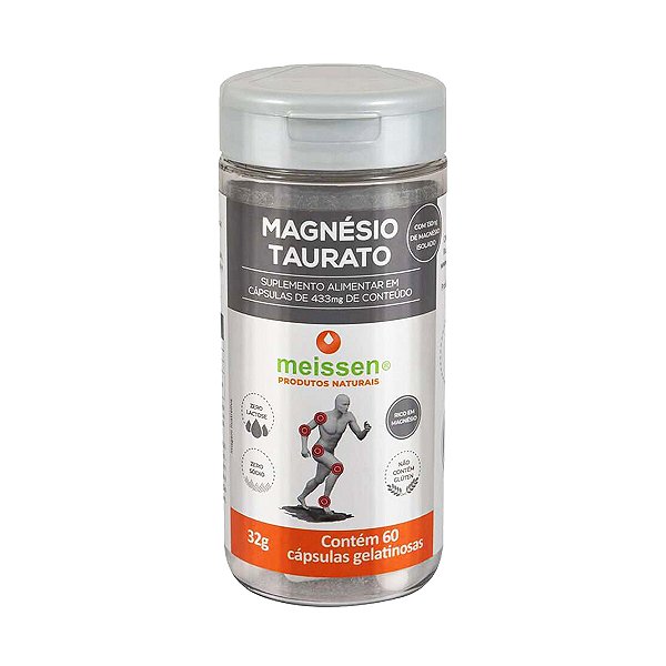 Magnésio Taurato - 60 Cápsulas – Meissein Produtos Naturais