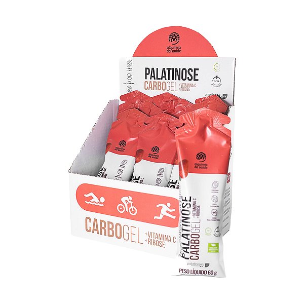 Palatinose Gel Morango - 15 Sachês – Alquimia Da Saúde