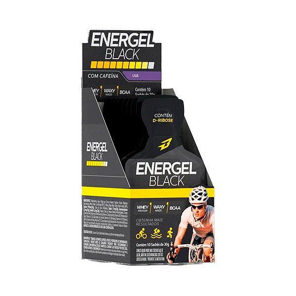 Energel Black Uva - 10 Sachês - Bodyaction