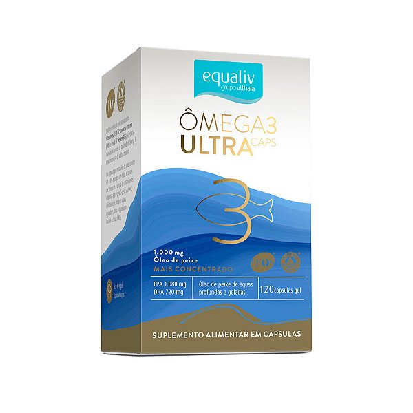 Ômega 3 Ultra Caps – 120 Cápsulas – Equaliv