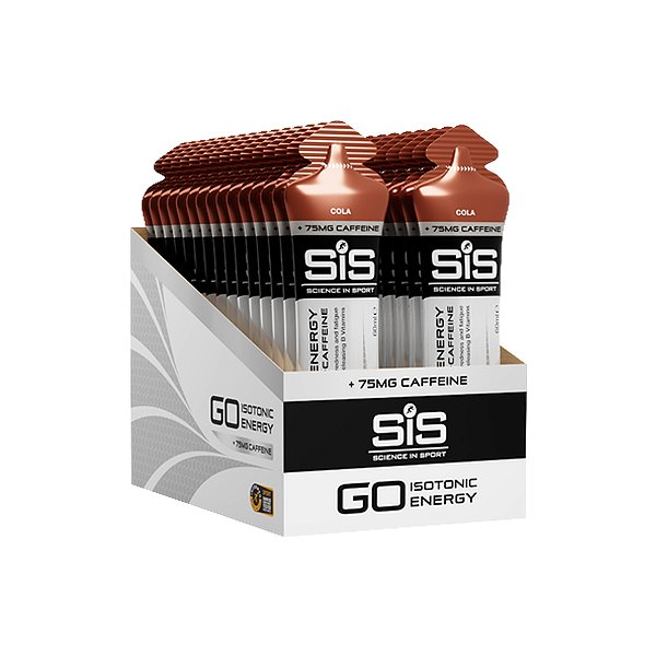 Go Isotonic Energy + Caffeine Gel Cola - 30  Sachês - SIS Science in Sport