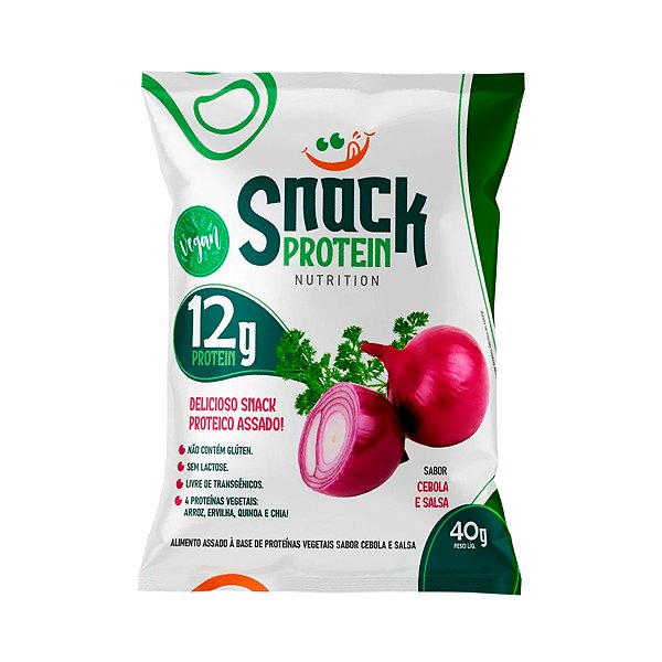 Snack Protein – Sabor Cebola e Salsa - 1 Unidade – Snack Protein Nutrition