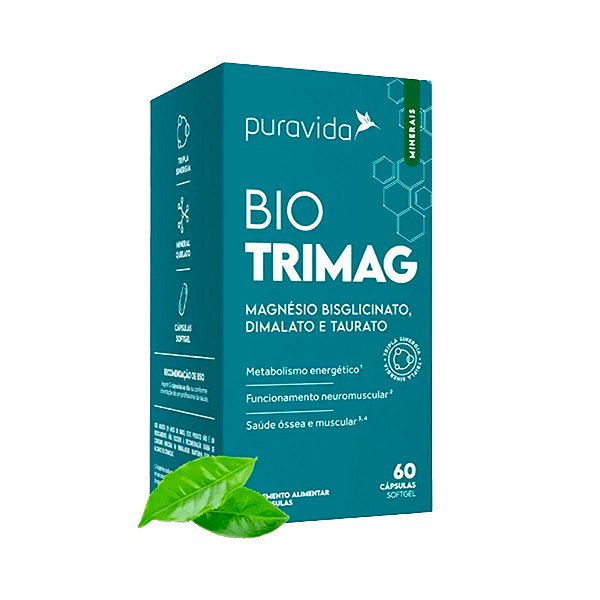 Bio Trimag - 60 Cápsulas - Puravida