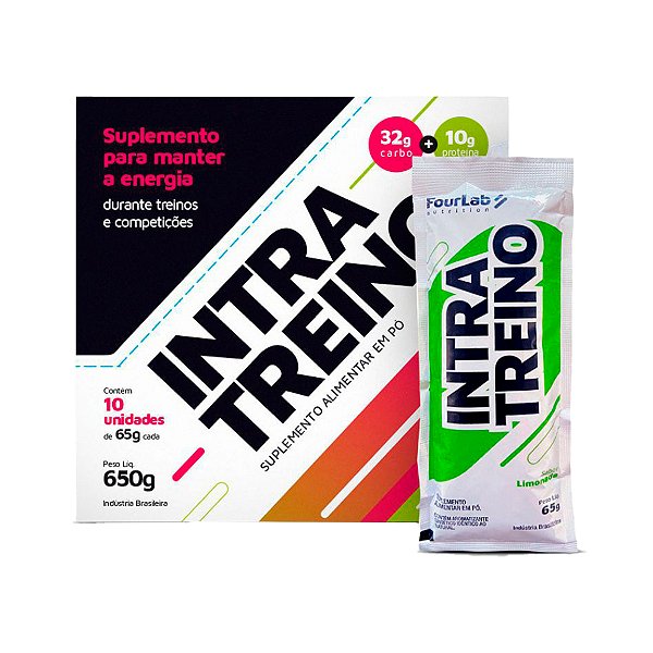Intra Treino Limonada – 10 Unidades – Four Lab
