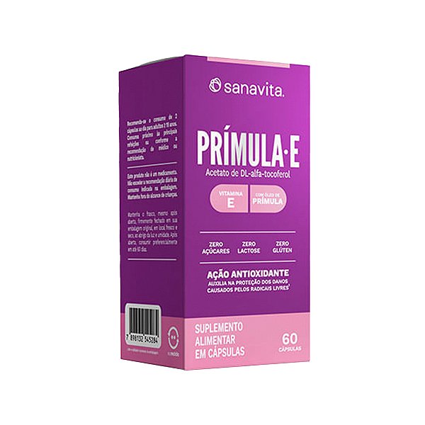 Prímula E – 60 Cápsulas – Sanavita