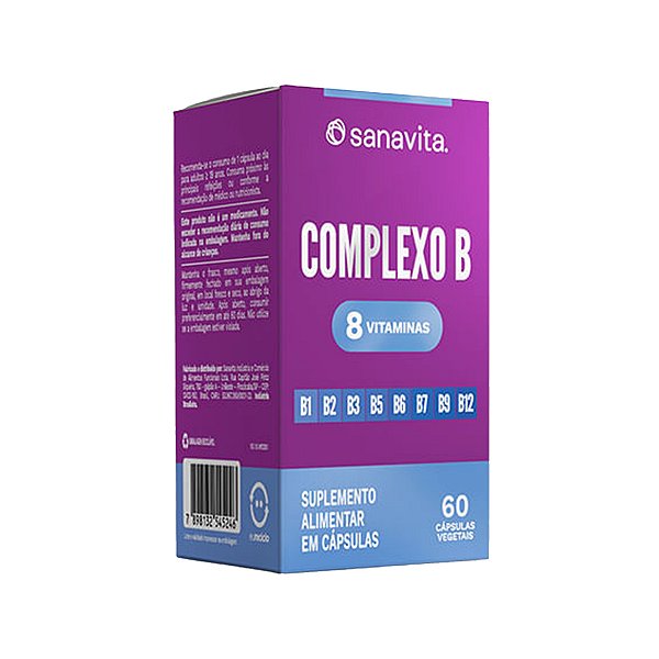 Complex B - 60 Cápsulas - Sanavita