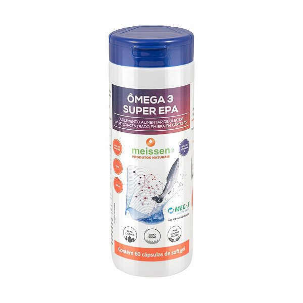 Ômega 3 Super Epa – 60 Cápsulas – Meissen Produtos Naturais