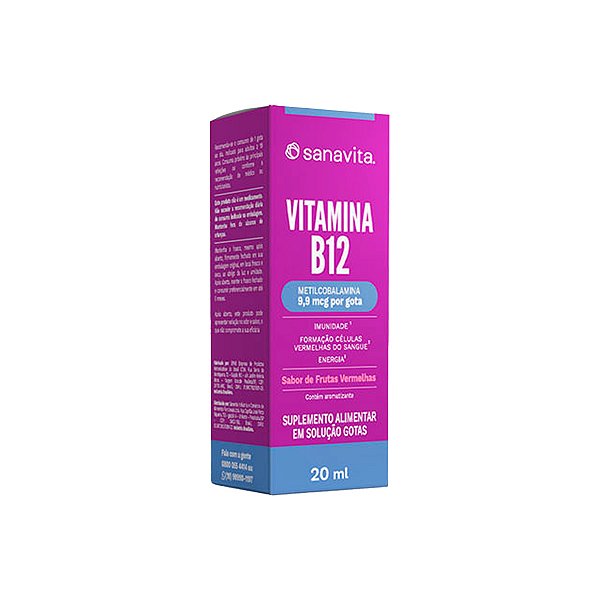 Vitamina B12 - 20 ml - Sanavita