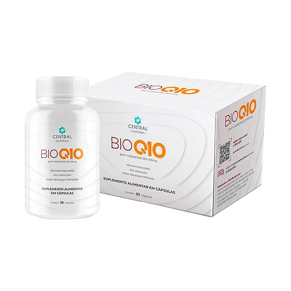 BioqQ10 - 30 Cápsulas - Central Nutrition
