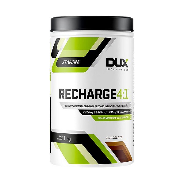 Recharge 4:1 Chocolate – 1kg – Dux Nutrition Lab