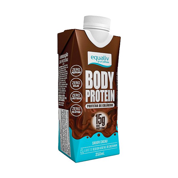 Body Protein Cacau - 250ml - Equaliv
