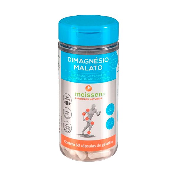 Dimagnésio De Malato – 60 Cápsulas – Meissen Produtos Naturais