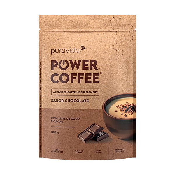 Power Coffee Chocolate – 180g – Puravida