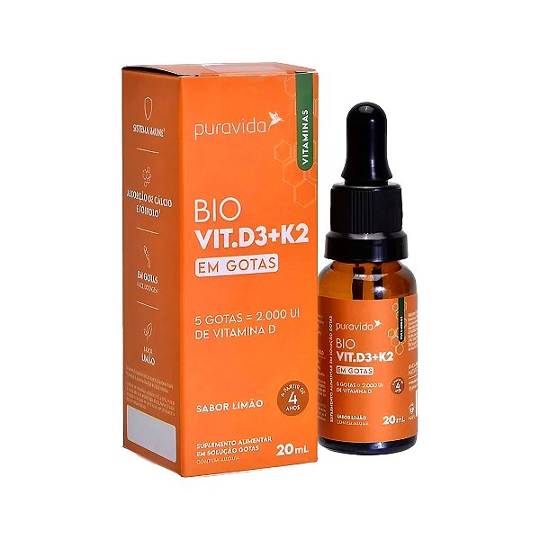 Bio Vit.D3+K2 - 20ml - Puravida
