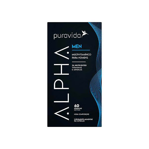 Alpha Men - 60 Cápsulas - Puravida