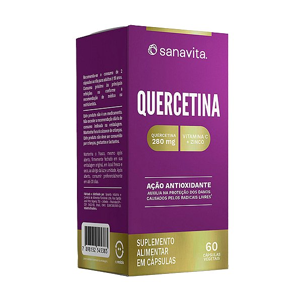Quercetina – 60 Cápsulas – Sanavita