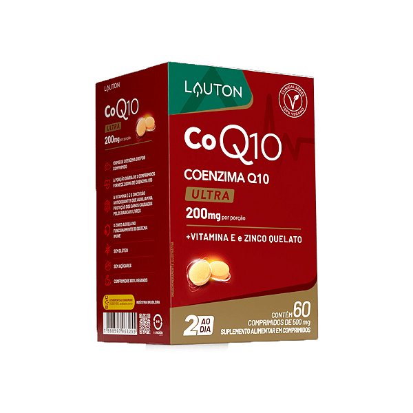Coq-10 – 60 Comprimidos – Lauton Nutrition