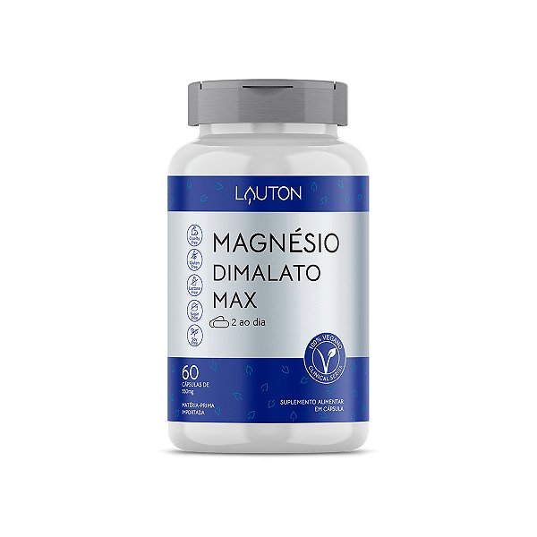 Magnésio Dimalato Max – 60 Cápsulas – Lauton Nutrition