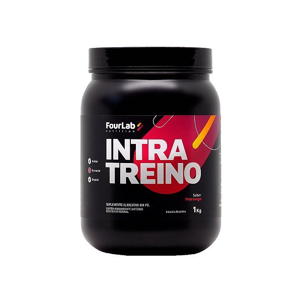 Intra Treino Morango – 1kg – Four Lab Nutrition