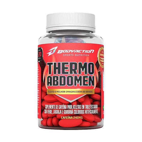 Thermo Abdomen - 120 Comprimidos - Bodyaction