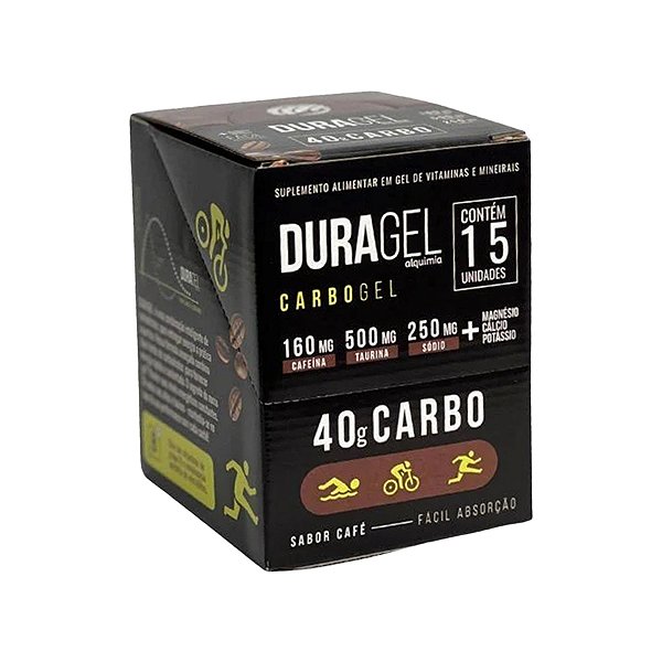 Duragel Café - 15 Unidades de 40g  - Alquimia Da Saúde