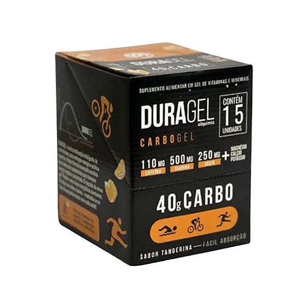 Duragel Tangerina - 15 Unidades de 40g - Alquimia da Saúde