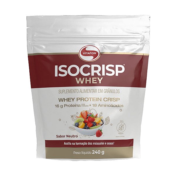 Isocrisp Neutro – 240g – Vitafor