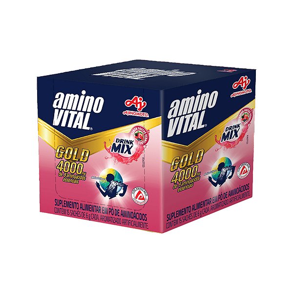 Amino Vital Gold Mix Frutas Vermelhas - 15 Sachês - Ajinomoto