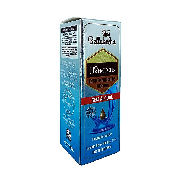 H2 Própolis Extrato Aquoso De Própolis Verde - 30ml – Bellabelha