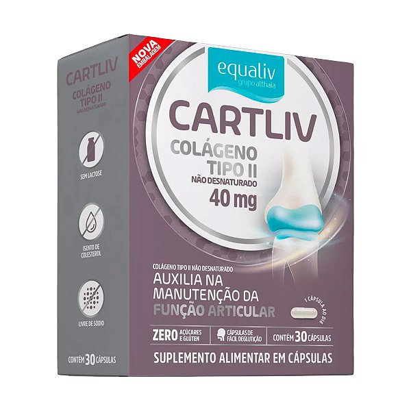 Cartliv Tipo II - 30 Cápsulas - Equaliv