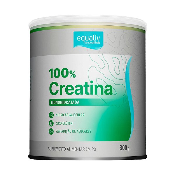 100% Creatina Monohidratada – 300g – Equaliv
